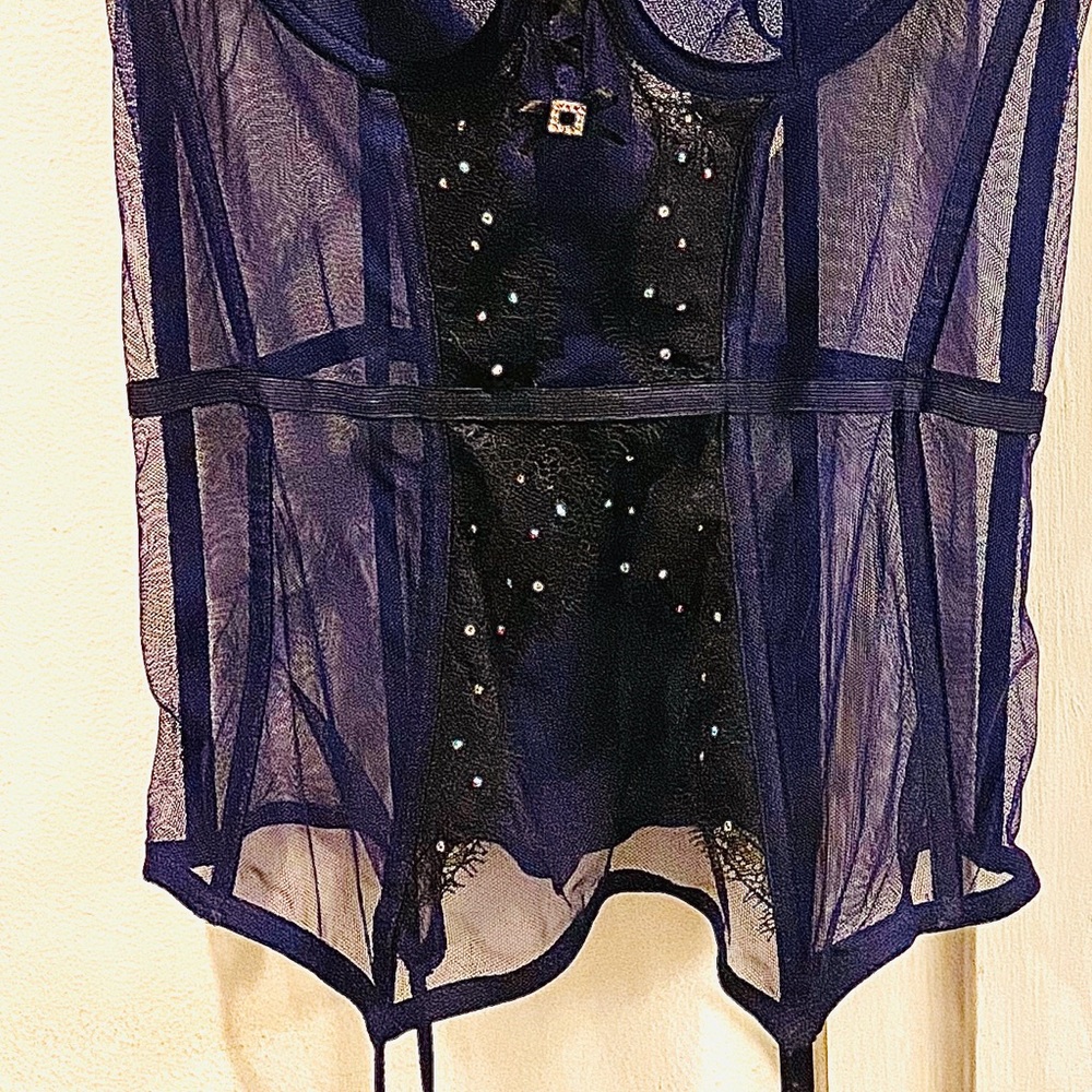 Victoria’s Secret Purple Boned corset